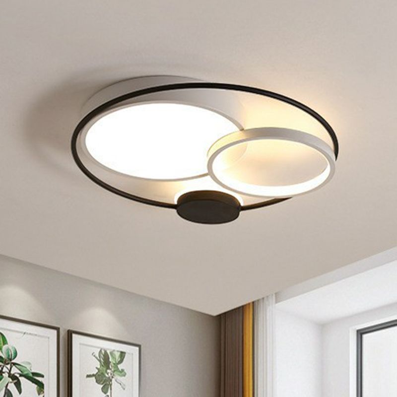 Arisha | Modern Circular LED Flush Mount Ceiling Light with Dimming Feature | Elegant Design for Cozy Spaces 5