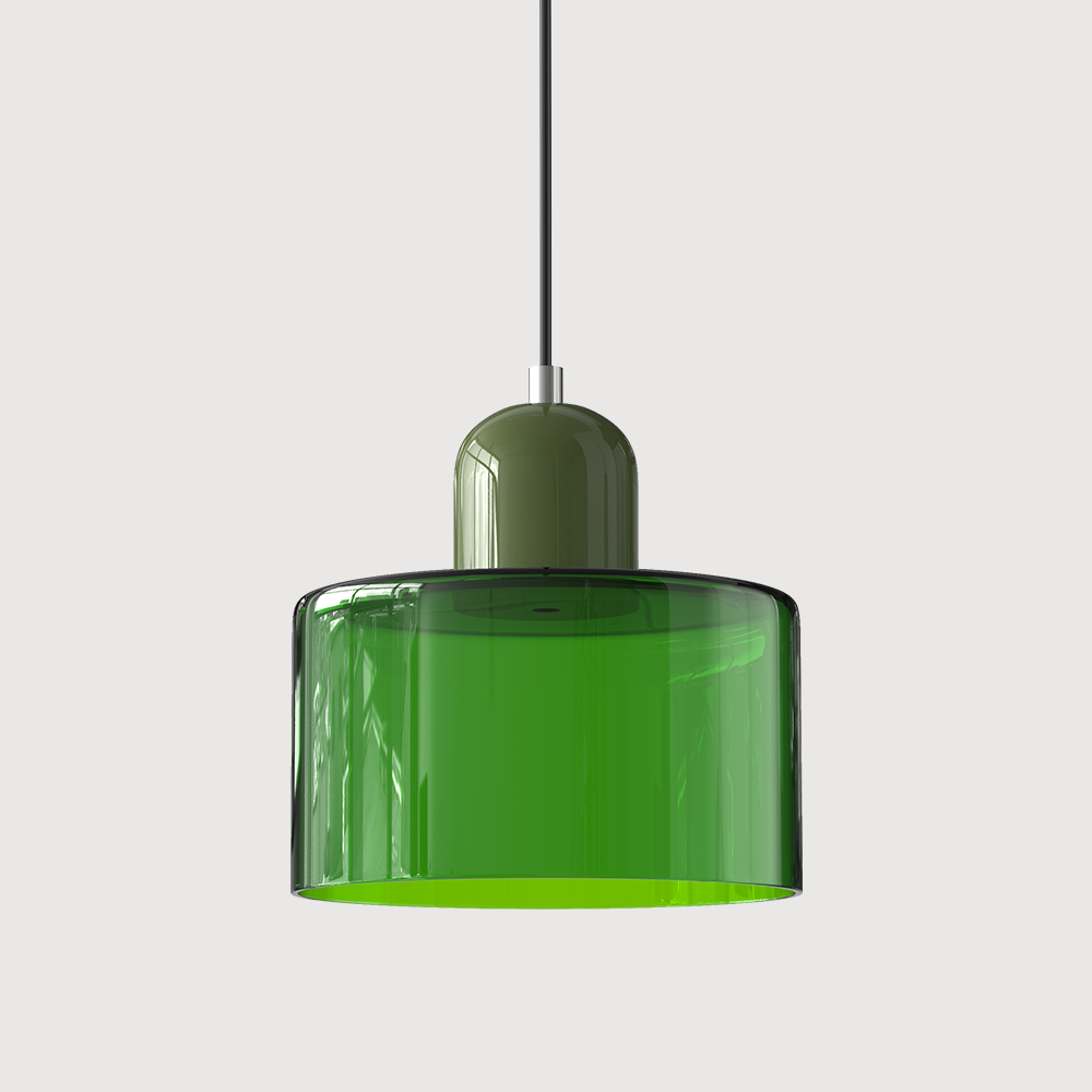 Bauhaus Collection | Glass Pendant Light with Adjustable Length | Modern Kitchen Pendant Lighting for Stylish Home Decor 39