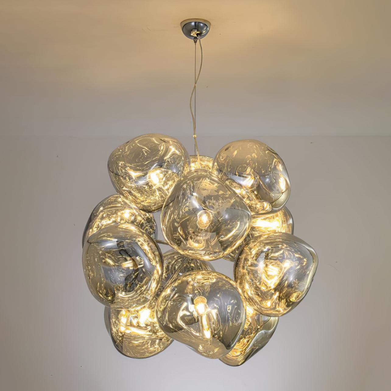 Cluster Glass Pendant Light | Adjustable Height & Elegant Acrylic Shade for Modern Interiors 10