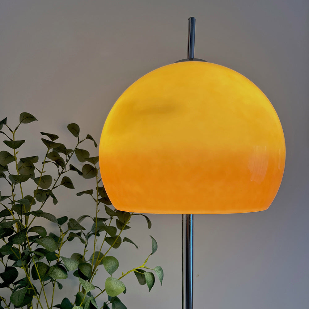 Mira | Dome Glass Floor Lamp with Dimmable LED Bulb | Elegant Design for Cozy Ambiance 8