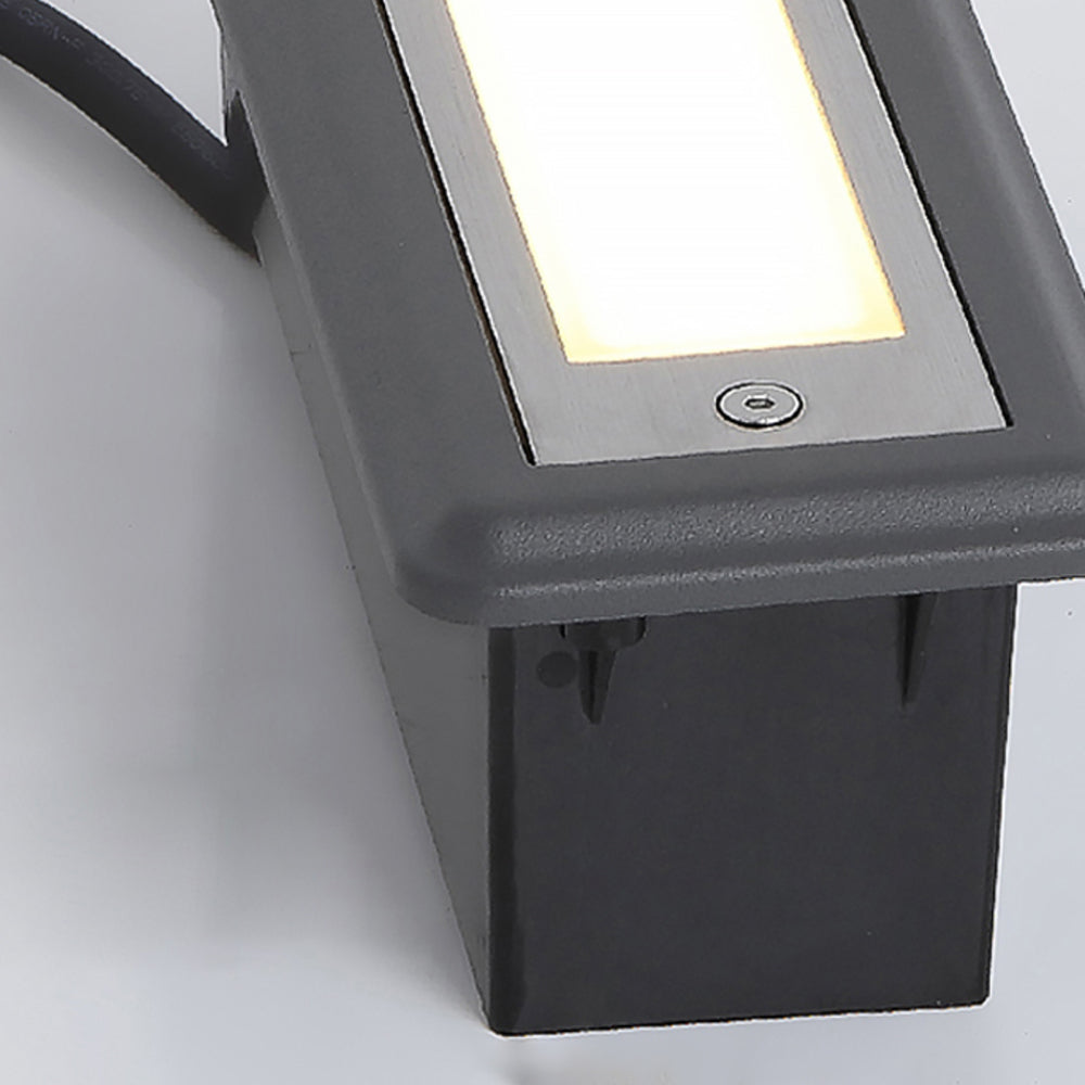 Modern Outdoor Wall Lights | Rectangular Deck Light with Warm Illumination | Weather-Resistant Design for Enhanced Safety 8