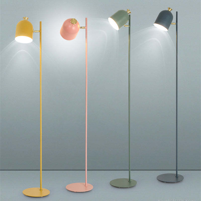 Morandi | Modern Floor Lamp with Adjustable Height & Metal Finish | Stylish Lighting for Bedroom and Living Room 8
