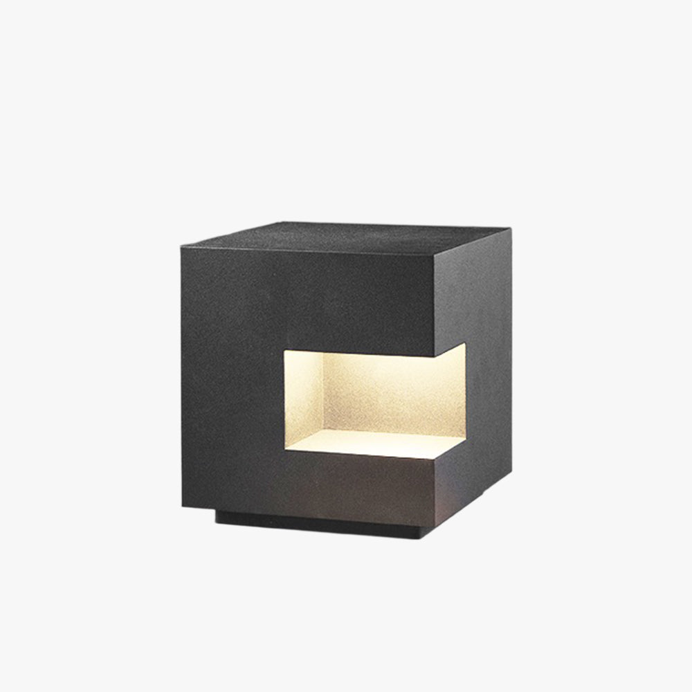 Ray Collection | Modern Black Floor Lamp with Unique Cube Design | Stylish Lighting for Indoor & Outdoor Spaces 1