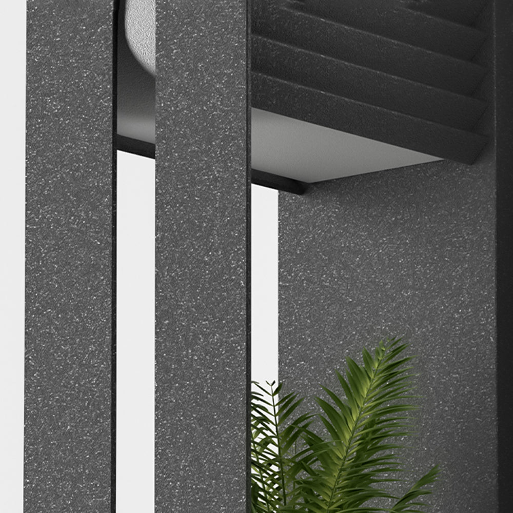 Ray Collection | Solar Outdoor Wall Lamp with Warm Light | Modern Design for Gardens and Yards 8