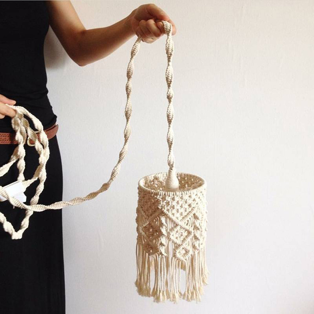 Ritta | Pendant Light with Cotton Rope Design | Stylish Illumination for Bedrooms and Living Rooms 7