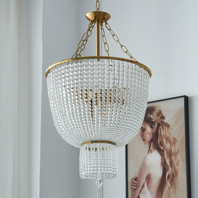 Silva Modern LED Chandelier | Dazzling Gold Crystal Design for Elegant Illumination 2