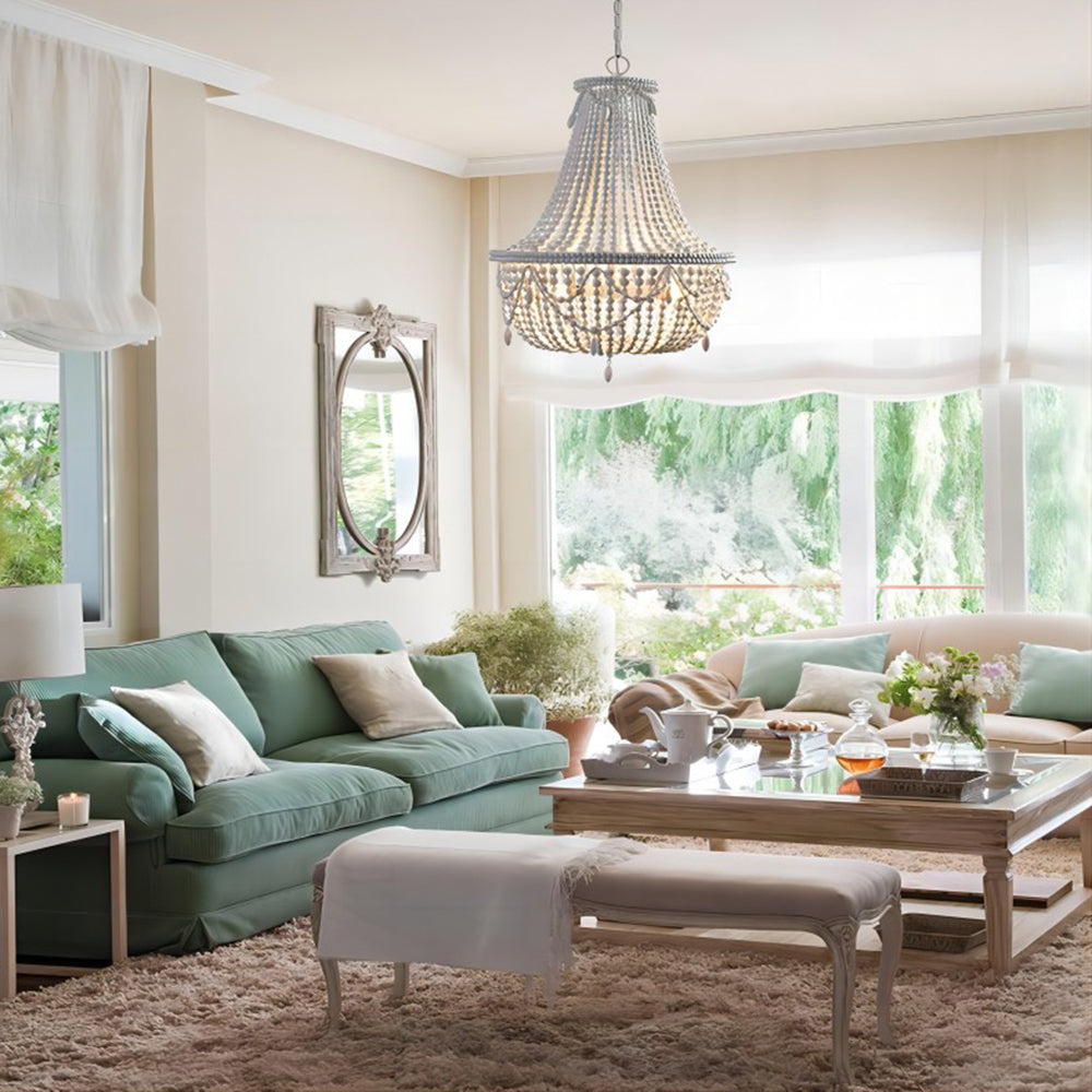 Silva | Pendant Light with Crown Design & Adjustable Chain | Rustic Chandelier for Elegant Kitchen and Dining Spaces 3
