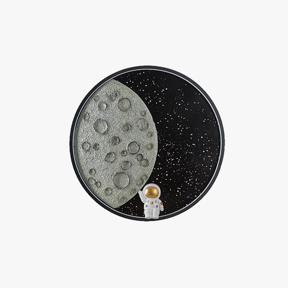Aria Collection | Indoor Wall Lamp with Dimmable LED Light | Unique Moon Design for Cozy Rooms 1