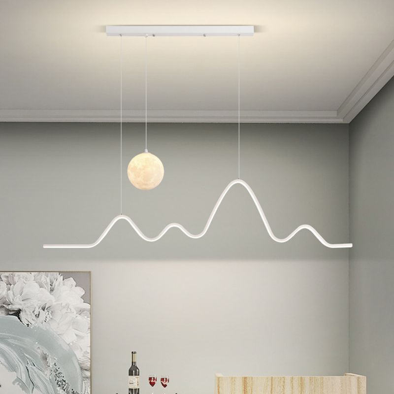 Arisha Collection | Black Pendant Light with Dimmable Feature | Minimalist Design for Elegant Kitchen Lighting 2