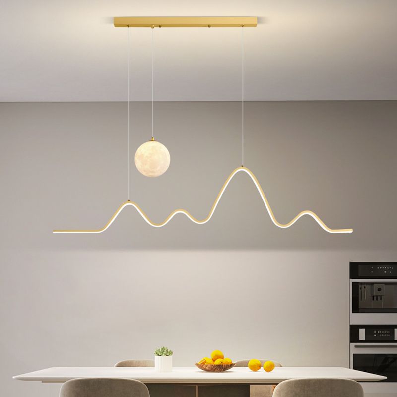 Arisha Collection | Black Pendant Light with Dimmable Feature | Minimalist Design for Elegant Kitchen Lighting 5