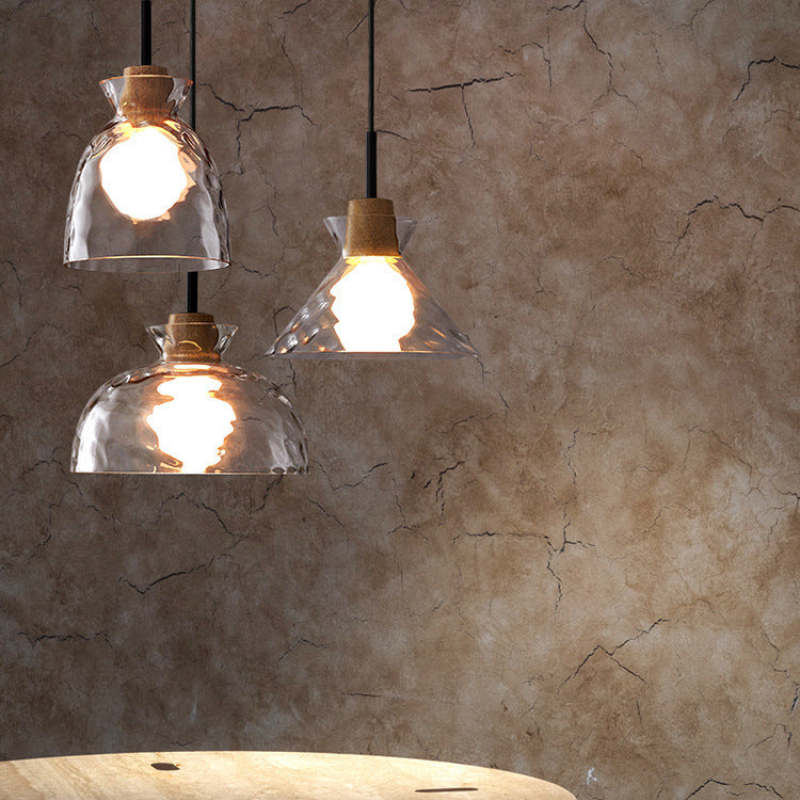 Arisha | Geometric Glass Pendant Light with Adjustable Height | Elegant Illumination for Dining and Living Spaces 3