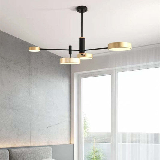 Arisha | LED Pendant Light with Metal & Wood Design | Modern Ceiling Fixture for Elegant Spaces 0