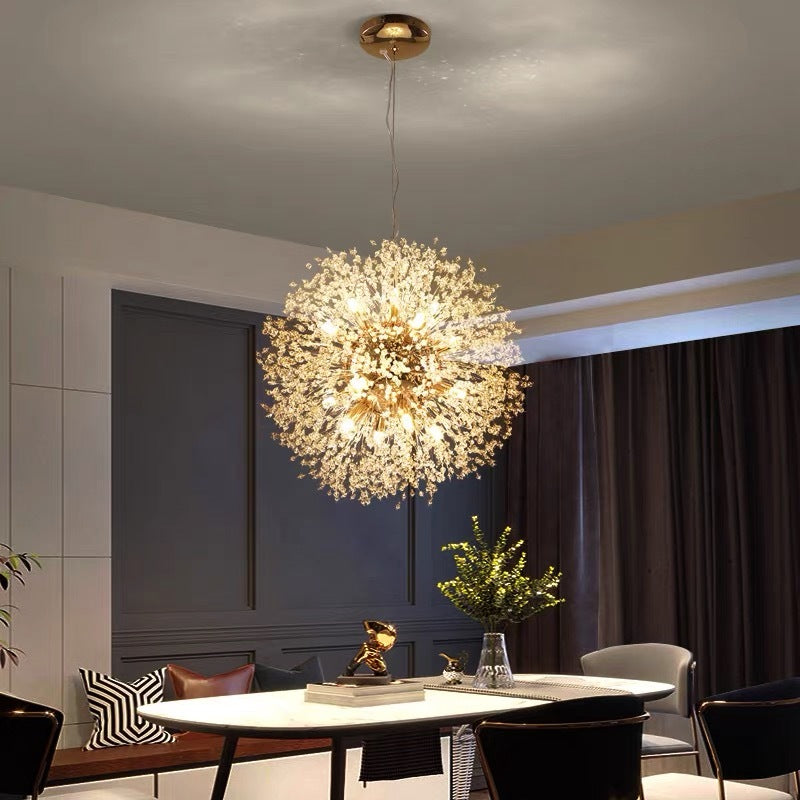 Arisha | Minimalist Luxury Pendant Light with Dandelion Design | Elegant Acrylic & Metal Fixture for Sophisticated Spaces 7