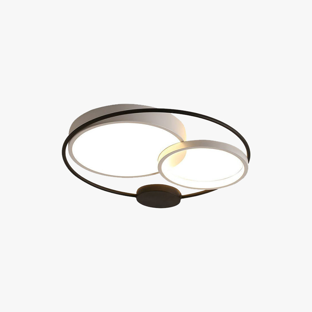Arisha | Modern Circular LED Flush Mount Ceiling Light with Dimming Feature | Elegant Design for Cozy Spaces 0