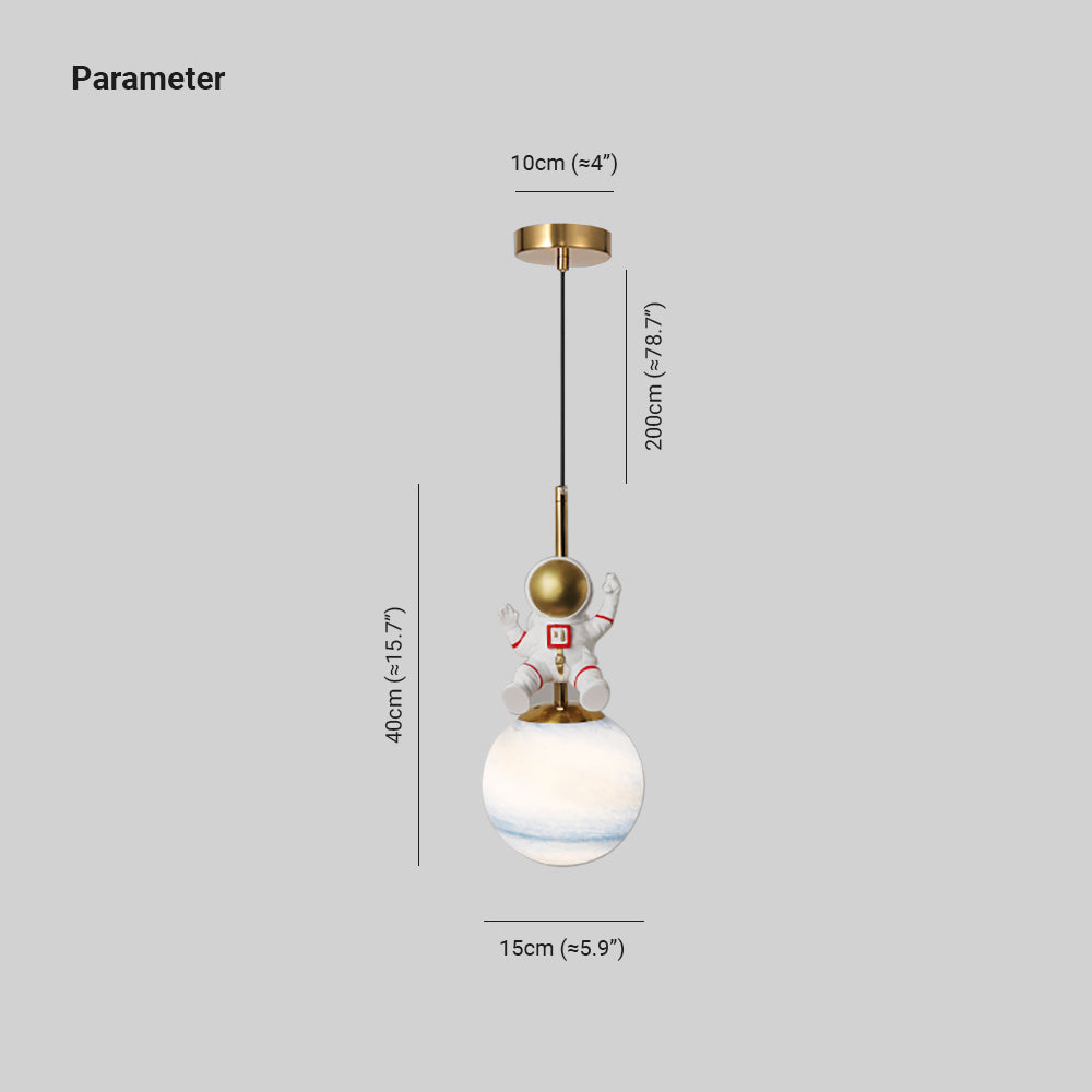 Arisha | Pendant Light with Unique Astronaut Design | Stylish Fixture for Living Spaces 5