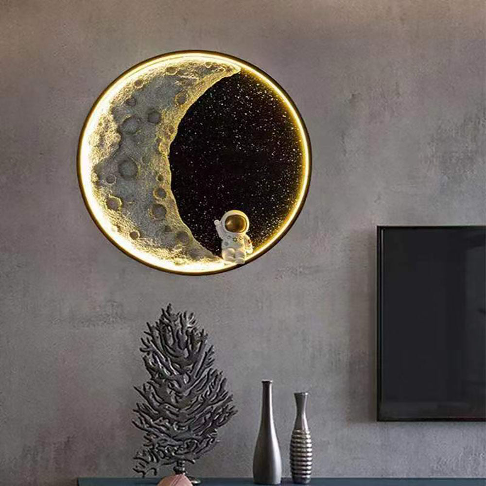 Astronaut Wall Lamp | Unique Metal Sconce Light with Elegant Black Accent | Modern Wall Lights Indoor for Timeless Decor 3