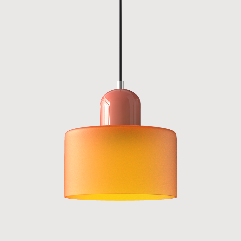 Bauhaus Collection | Glass Pendant Light with Adjustable Length | Modern Kitchen Pendant Lighting for Stylish Home Decor 16