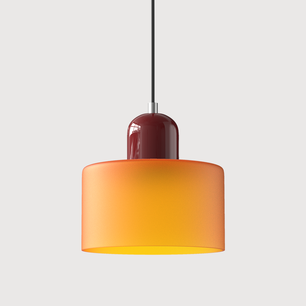 Bauhaus Collection | Glass Pendant Light with Adjustable Length | Modern Kitchen Pendant Lighting for Stylish Home Decor 22