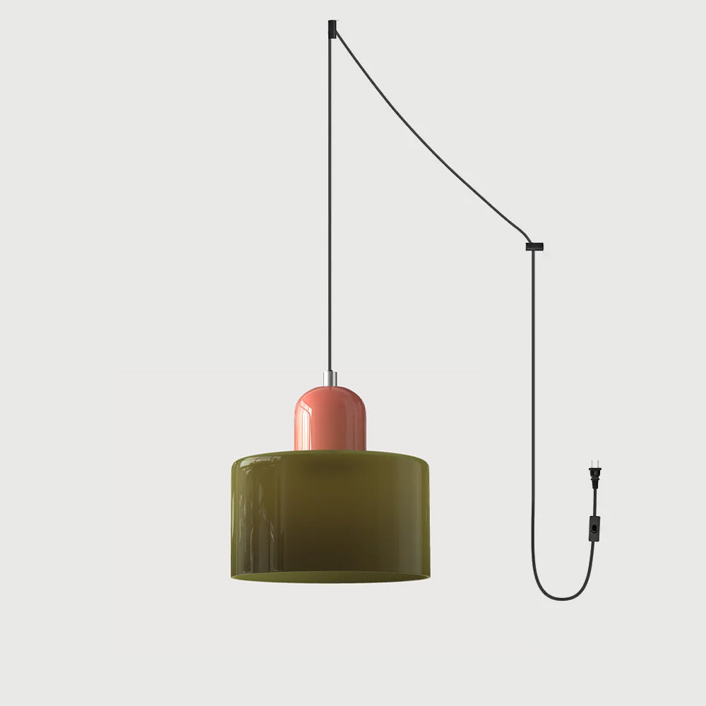 Bauhaus Collection | Round Glass Pendant Light with Soft Diffused Glow | Minimalist Design for Elegant Kitchen Lighting 49