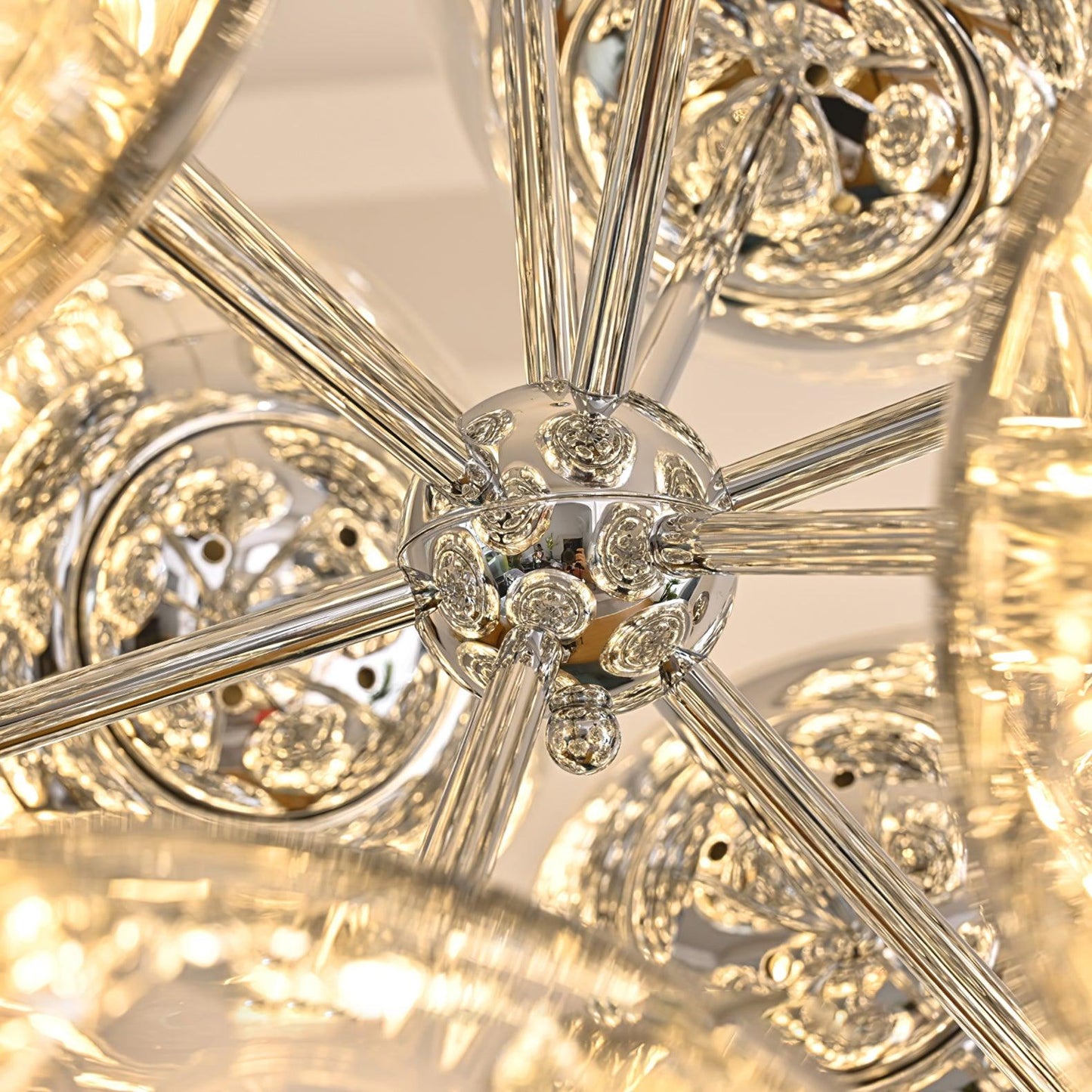 Cluster Glass Pendant Light | Adjustable Height & Elegant Acrylic Shade for Modern Interiors 4