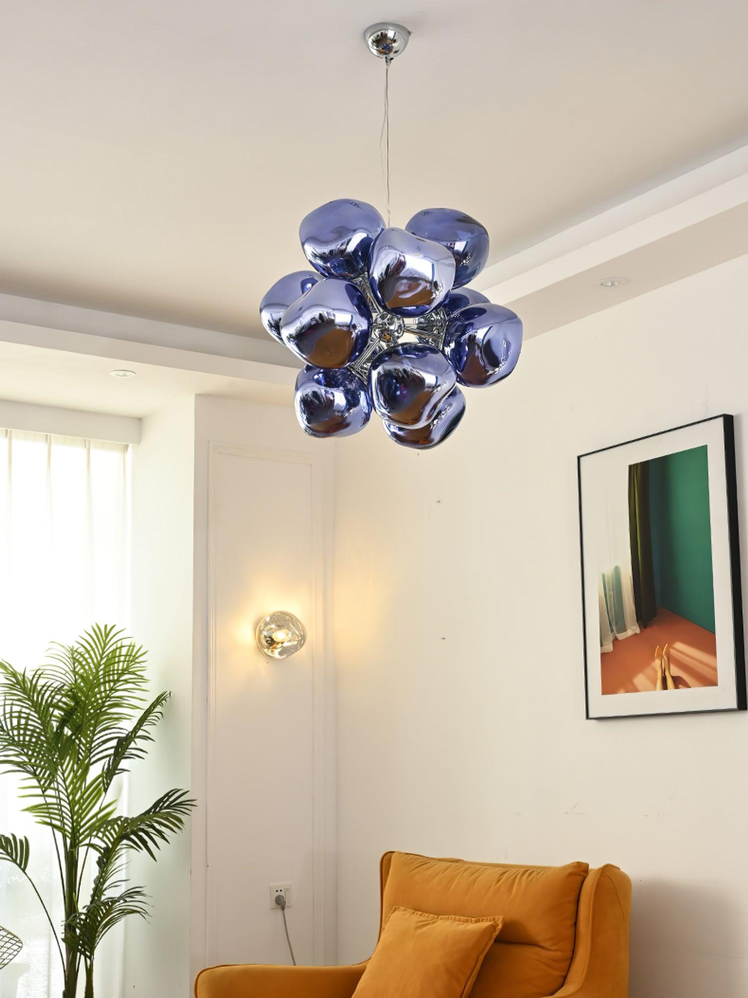 Cluster Glass Pendant Light | Adjustable Height & Elegant Acrylic Shade for Modern Interiors 5