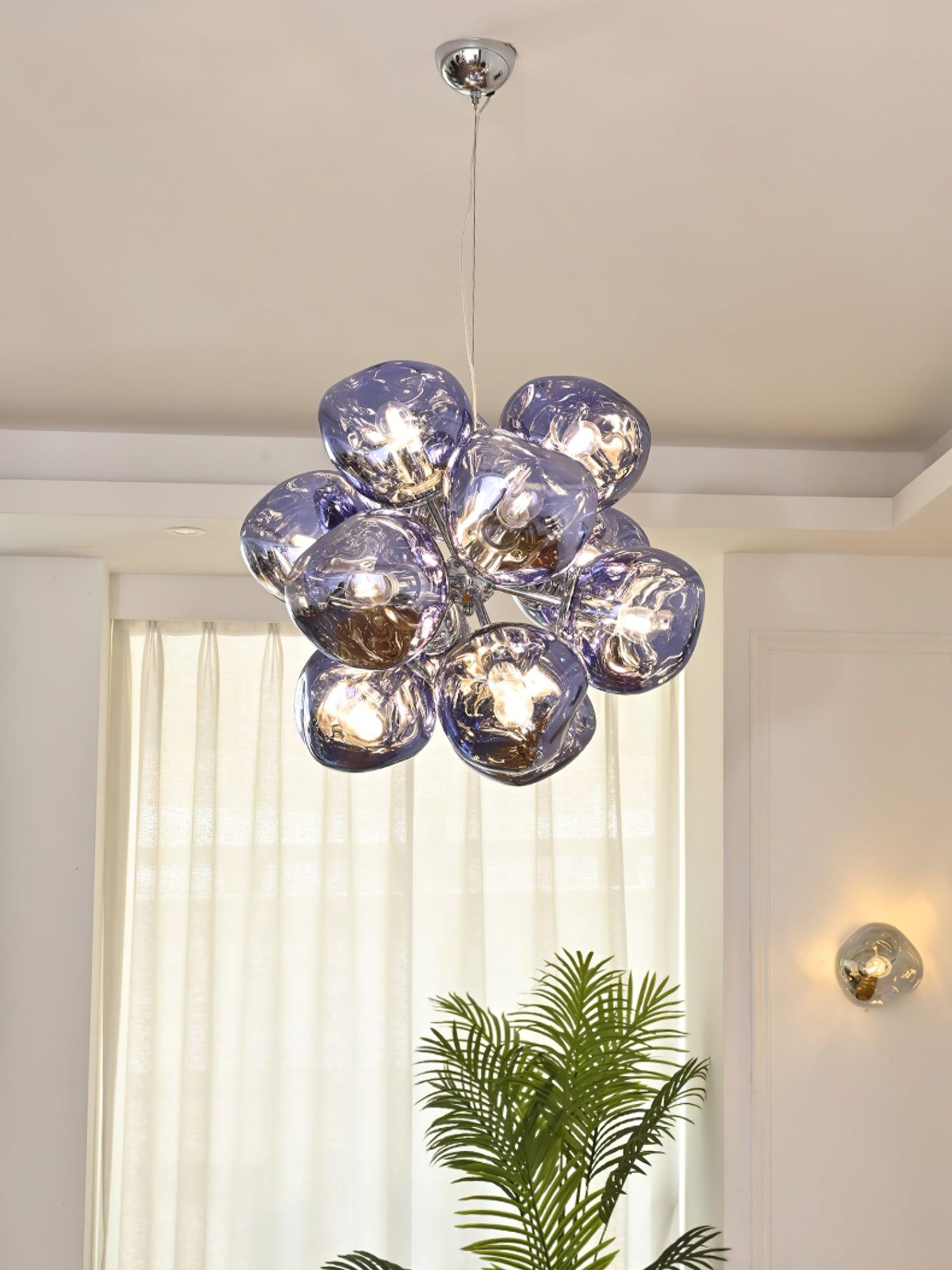 Cluster Glass Pendant Light | Adjustable Height & Elegant Acrylic Shade for Modern Interiors 7
