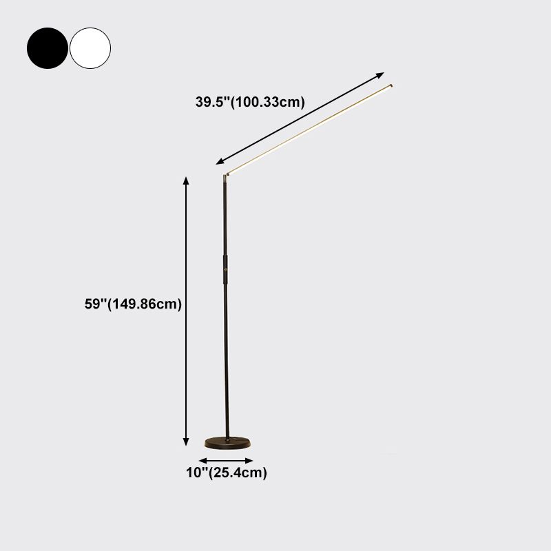 Edge Collection | Modern Floor Lamp with Integrated LED | Minimalistic Design for Stylish Living Room and Bedroom Lighting 8