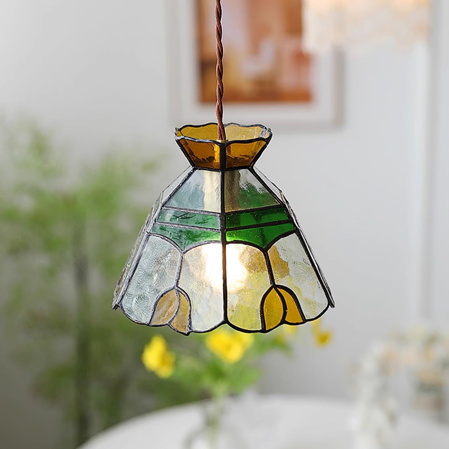 Eldine | Glass Pendant Light with Adjustable Height & Dimmable Feature | Elegant Kitchen Pendant Lighting for Stunning Illumination 3