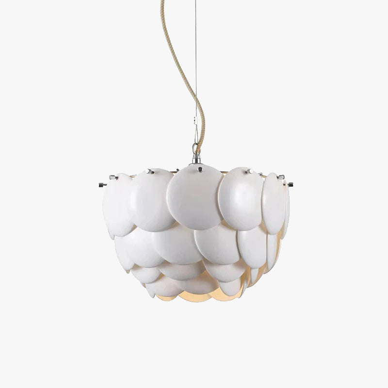 Elegant Art Deco Chandelier Light with Adjustable Height | Modern Ceramic & Metal Design for Stylish Spaces 1