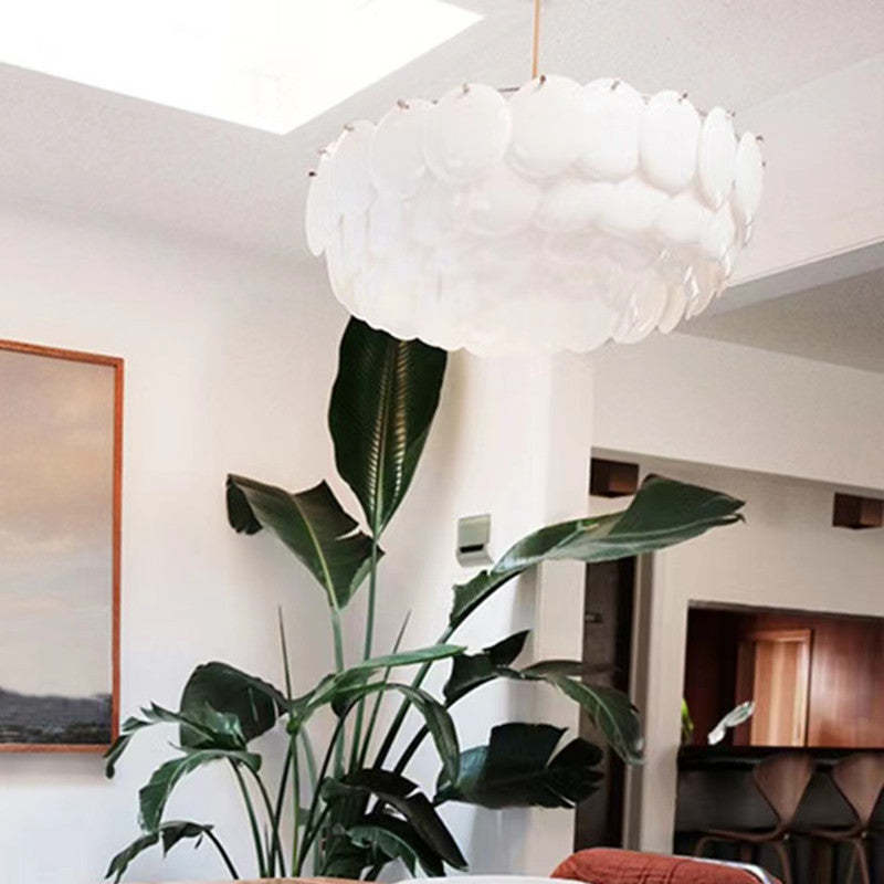 Elegant Art Deco Chandelier Light with Adjustable Height | Modern Ceramic & Metal Design for Stylish Spaces 3