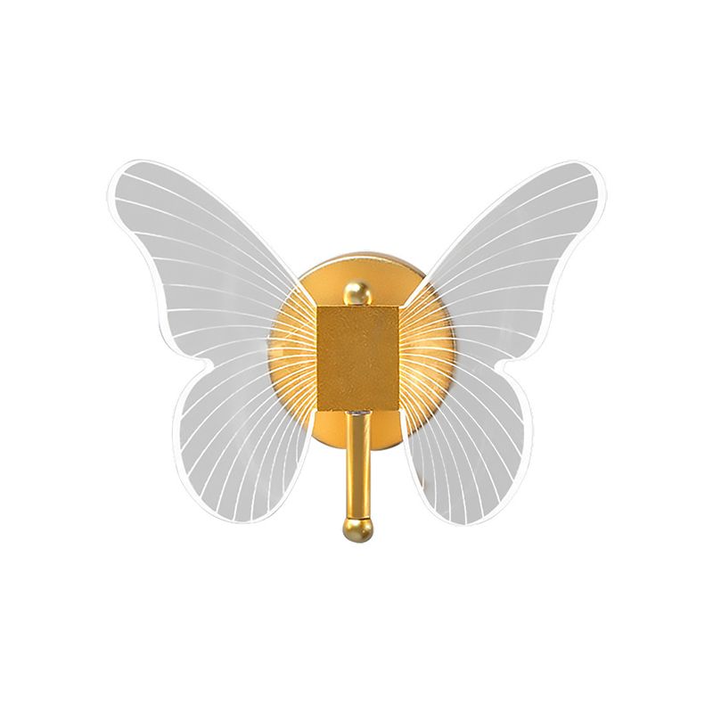Elegant Butterfly Wall Lamp | Gold Finish with LED Lighting | Unique Design for Cozy Spaces 6
