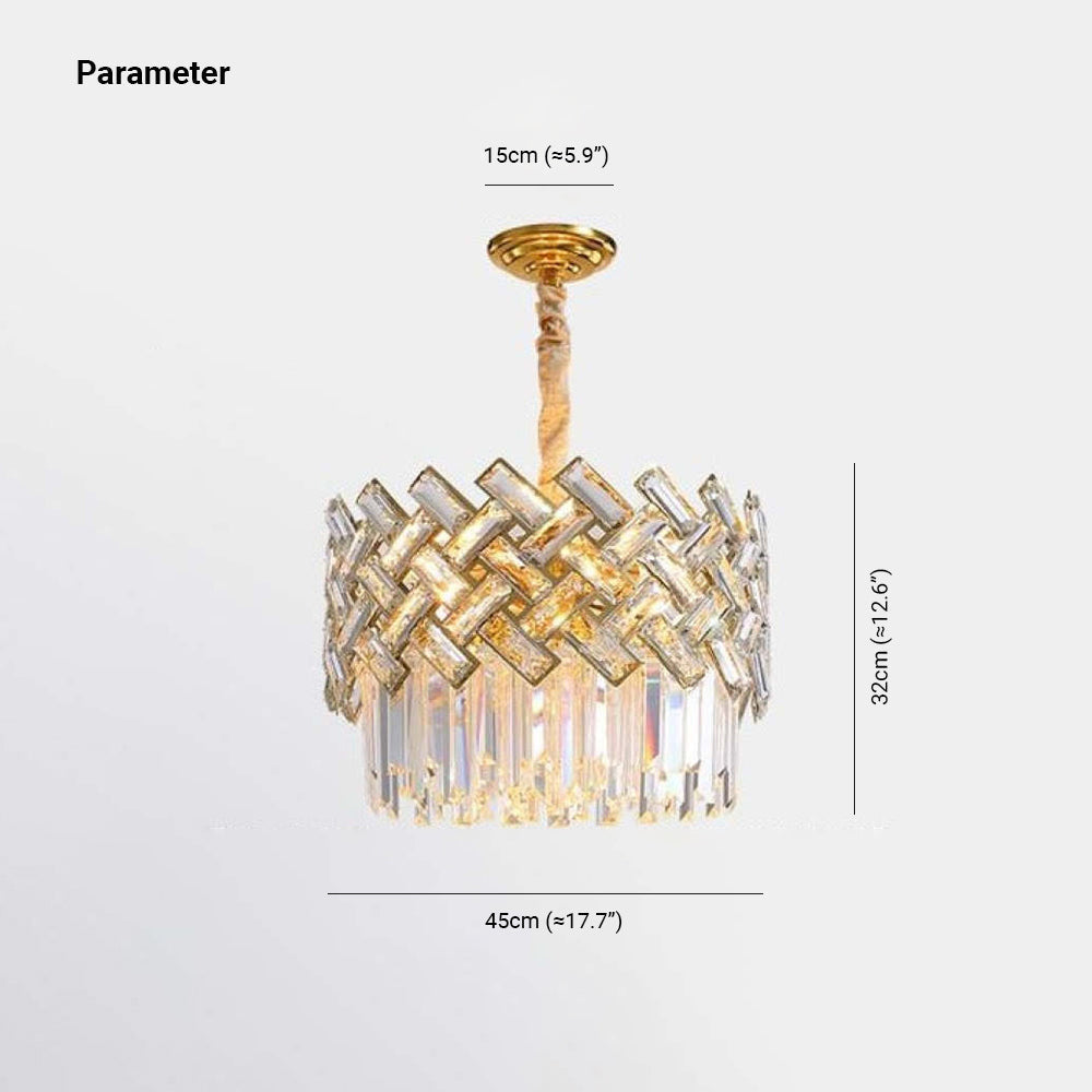 Elegant Crystal Chandelier Light with 12 LED Bulbs | Postmodern Design for Modern Bedrooms and Living Rooms 7