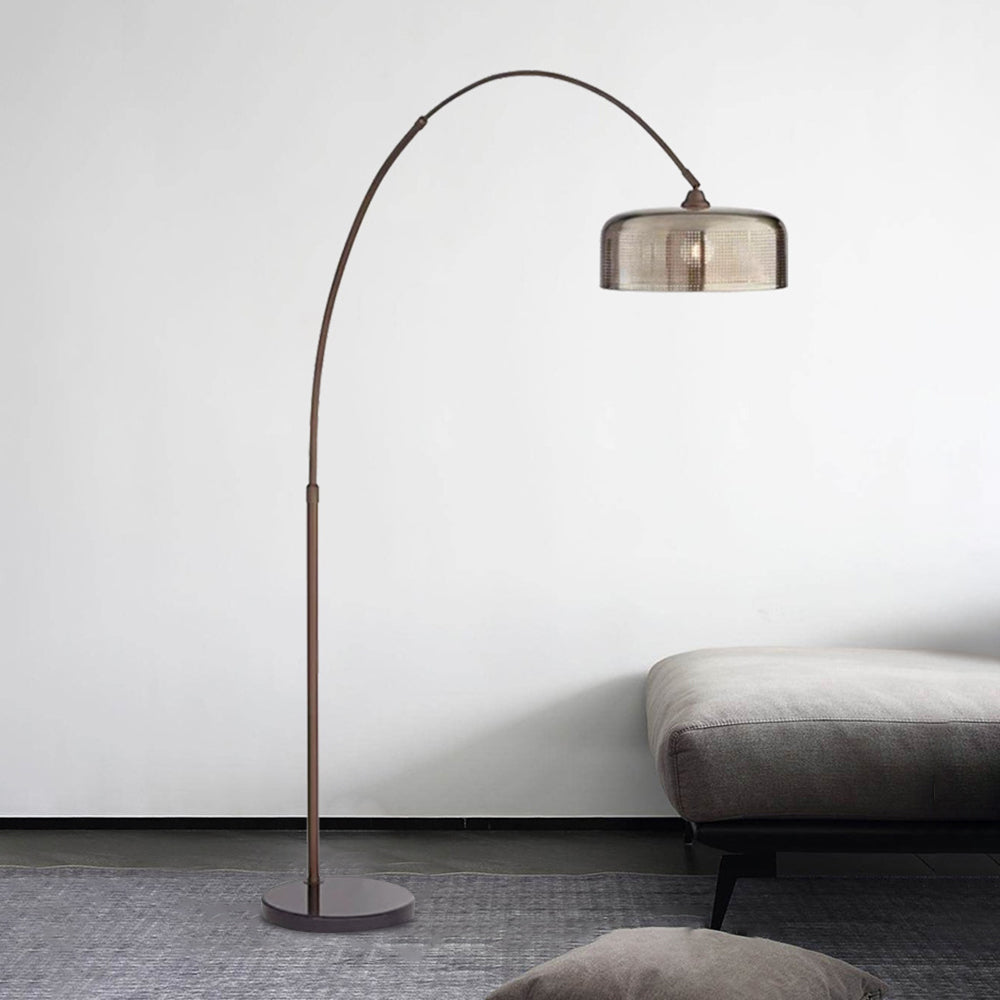 Elegant Curved Floor Lamp | Warm LED Light with Durable Metal Design | Cozy Illumination for Living Room 2