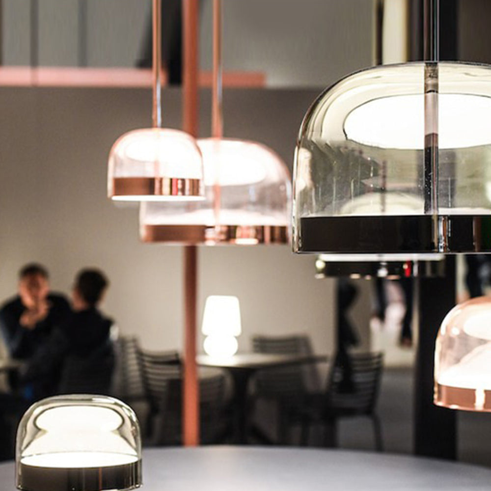 Elegant Glass Pendant Light Fixture with Adjustable Chain for Stylish Home Decor 2