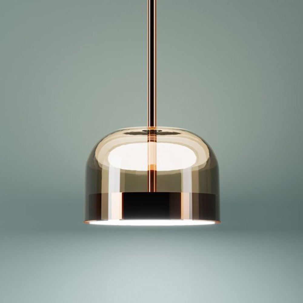 Elegant Glass Pendant Light Fixture with Adjustable Chain for Stylish Home Decor 4