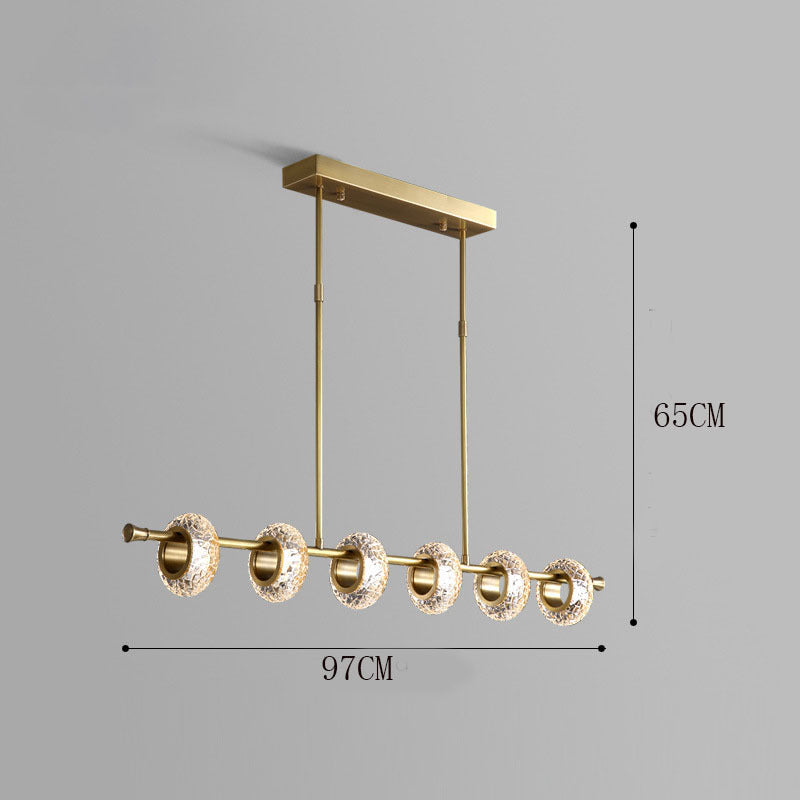 Elegant Glass Pendant Light with Unique Crackle Shade | Modern Kitchen Pendant Lighting for Soft, Inviting Atmosphere 4