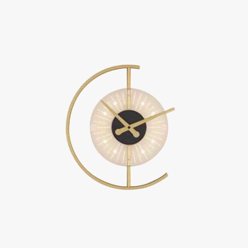Elegant LED Wall Clock & Lamp Combination with Modern Design | Stylish Home Decor for Any Room 1