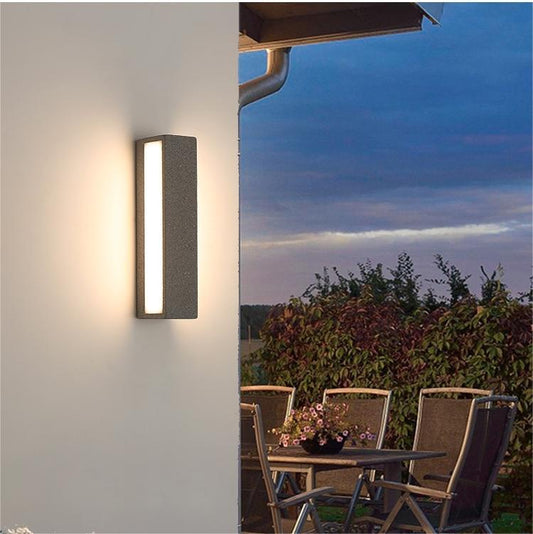 Elegant Outdoor Wall Lantern | Scandinavian Design with Durable Cement Fixture for Modern Ambience 0