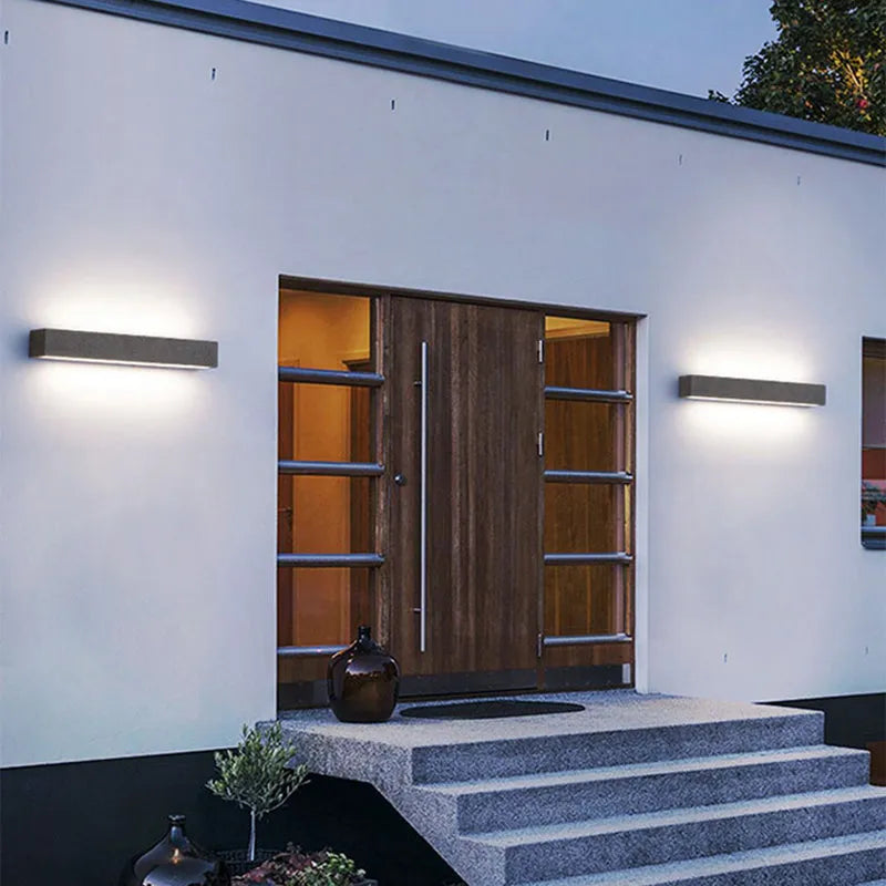 Elegant Outdoor Wall Lantern | Scandinavian Design with Durable Cement Fixture for Modern Ambience 6