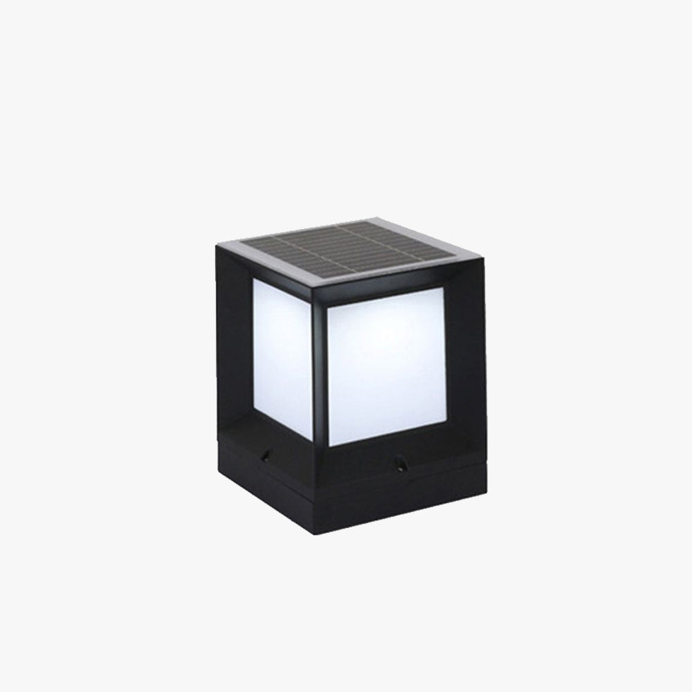 Elegant Solar Outdoor Lamp | Modern Metal Design with Motion Sensor for Enhanced Security in Gardens and Pathways 1