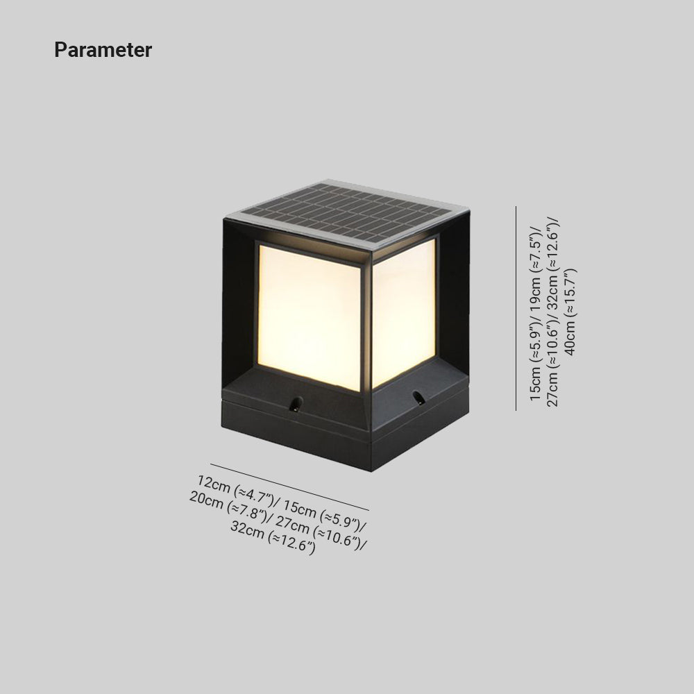 Elegant Solar Outdoor Lamp | Modern Metal Design with Motion Sensor for Enhanced Security in Gardens and Pathways 4