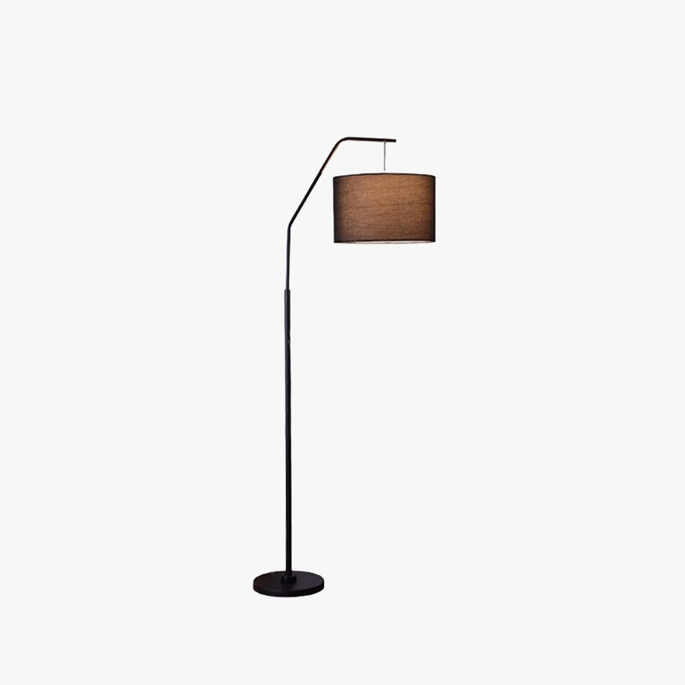 Eryn | Modern Floor Lamp with Soft Fabric Shade & Metal Base | Elegant Lighting for Living Room 1