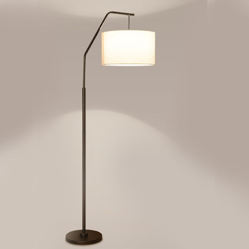 Eryn | Modern Floor Lamp with Soft Fabric Shade & Metal Base | Elegant Lighting for Living Room 10