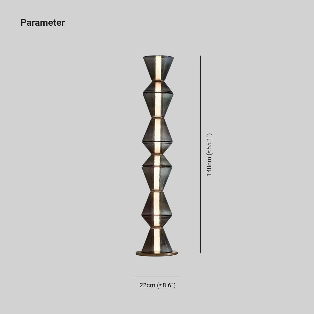 Evette Collection | LED Floor & Table Lamp with Premium Glass Design | Versatile Lighting for Elegant Spaces 5