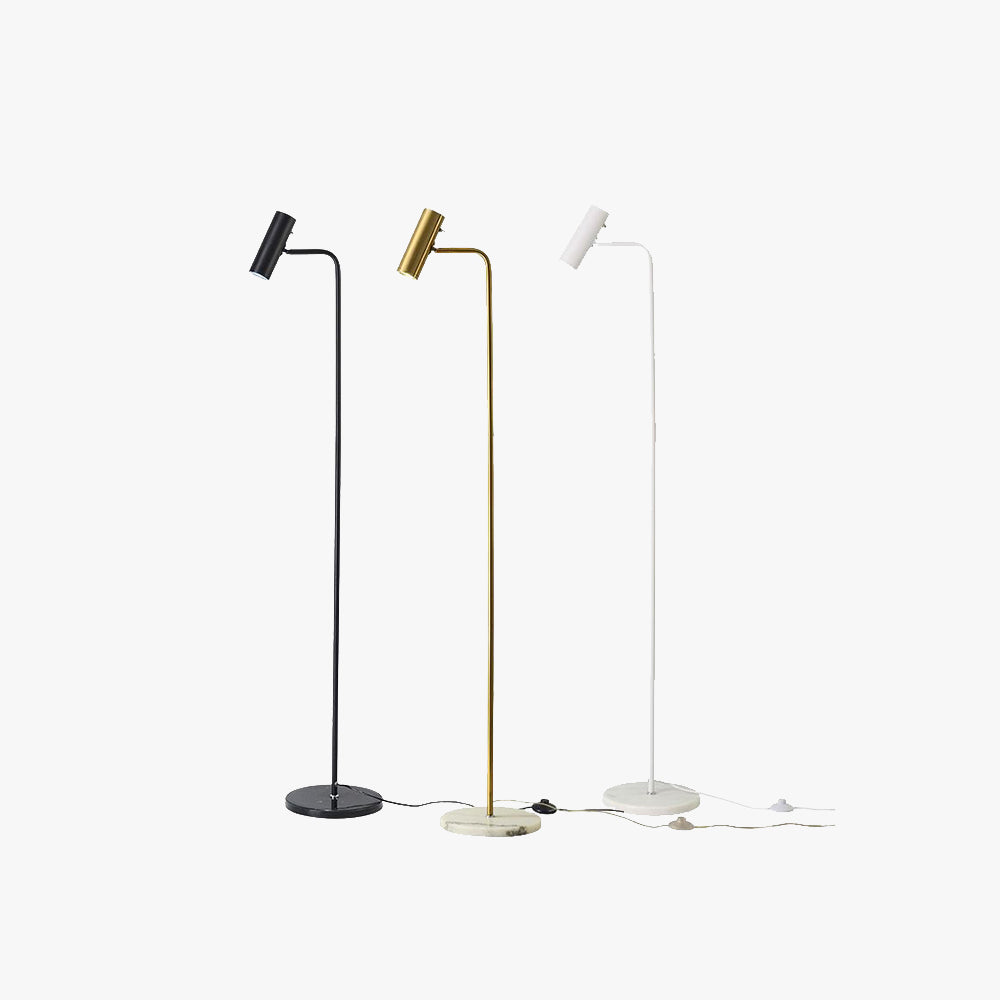 Freja Collection | Black Floor Lamp with LED Lighting | Modern Minimalist Design for Elegant Living Rooms 1
