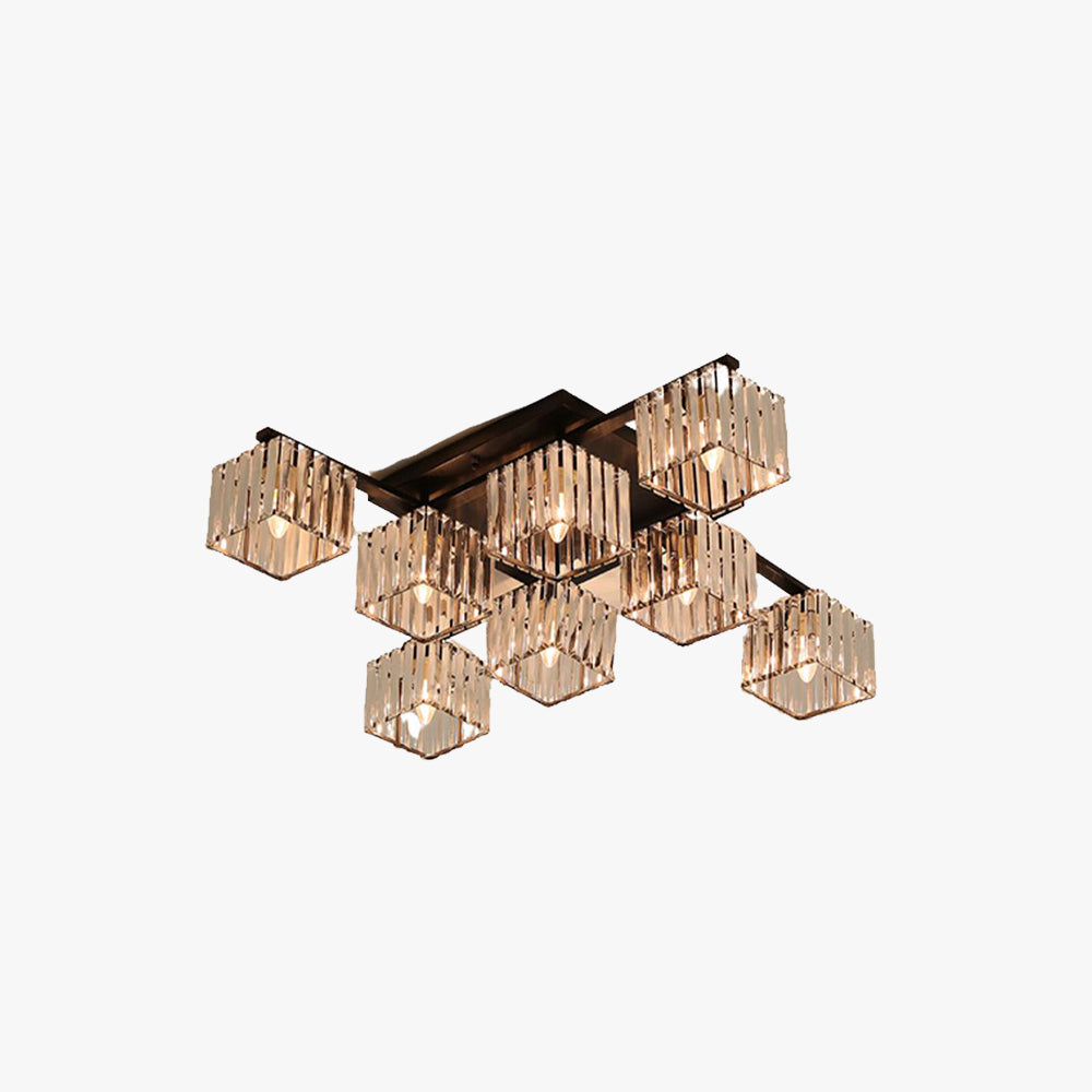 Kristy Collection | Modern Flush Mount Ceiling Light with Elegant Design | Sophisticated Lighting for Living Spaces 1