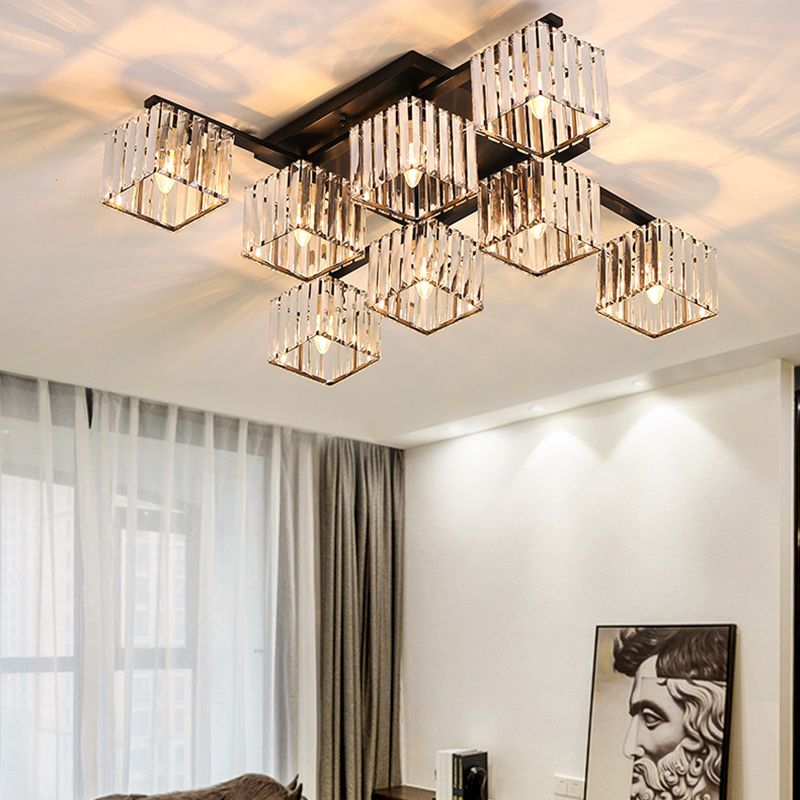 Kristy Collection | Modern Flush Mount Ceiling Light with Elegant Design | Sophisticated Lighting for Living Spaces 2