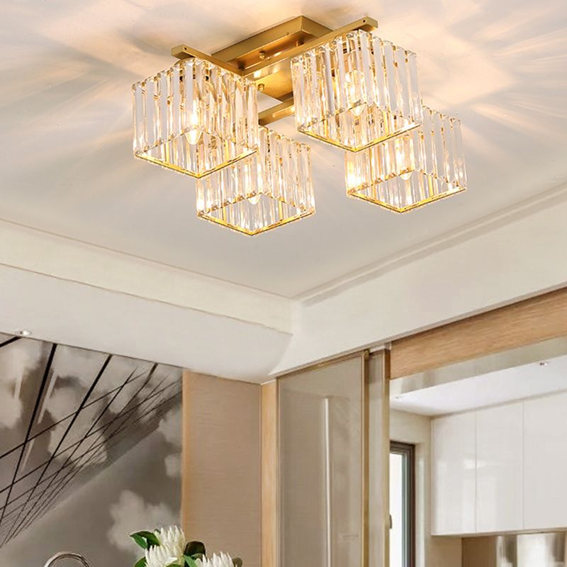 Kristy Collection | Modern Flush Mount Ceiling Light with Elegant Design | Sophisticated Lighting for Living Spaces 3
