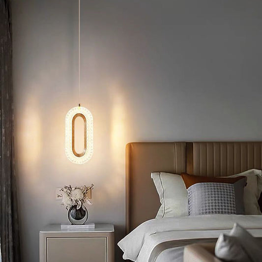 Kristy Creative | Pendant Light with Adjustable Chain & LED Bulb | Modern Design for Living Spaces 0