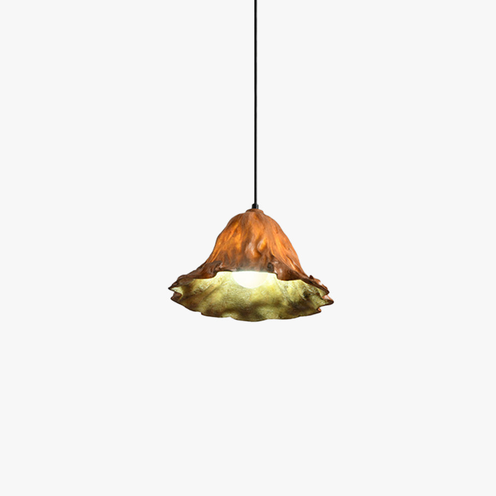 Lotus Leaf | Glass Pendant Light with Adjustable Cord | Elegant Fixture for Kitchen and Dining Areas 1